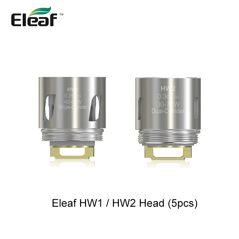 HW coils Eleaf HW1 Single Cylinder SS316L 0.2ohm Coil /HW2 Dual Cylinder Kanthal 0.3ohm Head for ELLO Mini/ELLO Mini XL Atomizer