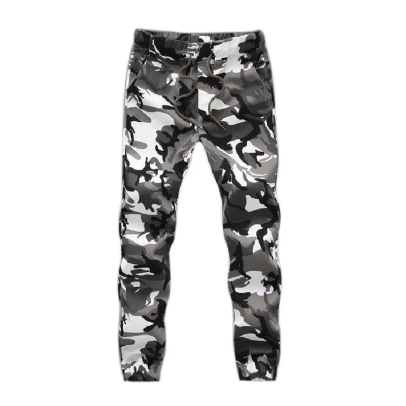 2017 Camouflage Tactical Pants Mens Joggers Camo Pants Mens Sweatpants Army Slim Fit Skinny Trousers Male
