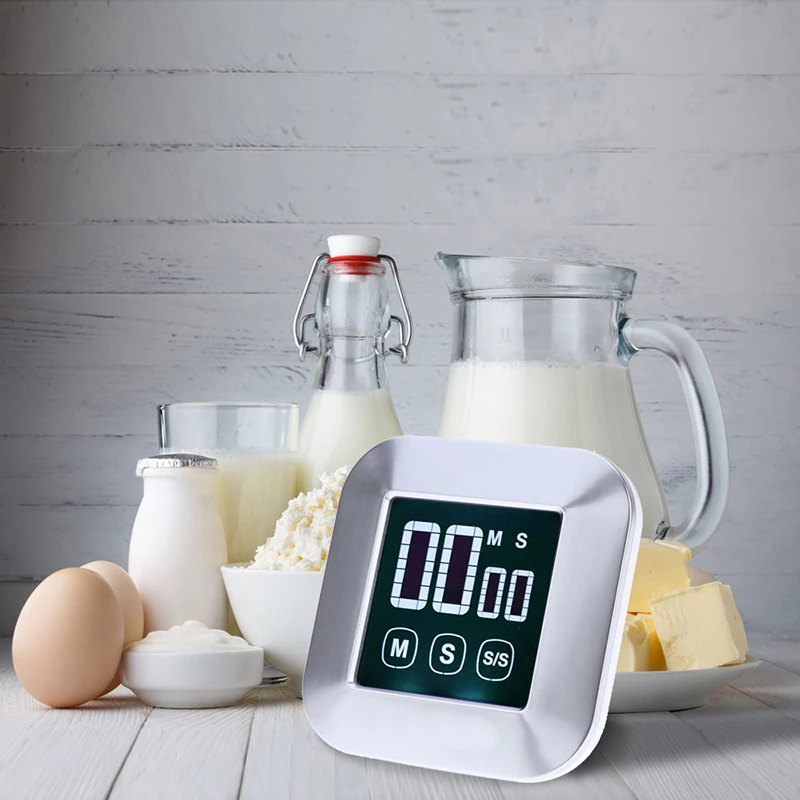 

Electronic Timer Digital Touching Screen LCD Display Portable for Kitchen Cooking JDH99