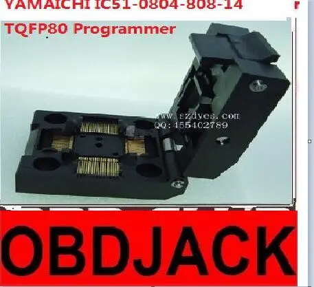 Оригинальный Японский IC51 0804 808 14 YAMAICHI программист ic тестер TQFP80 QFP80 DIP80 разъем
