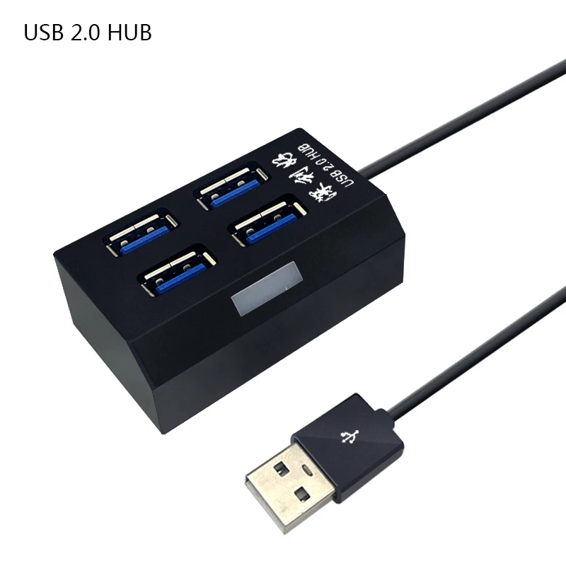 Высокое качество 4 Порты и разъёмы USB 2.0 хаб usb HUB Портативный разветвитель для Apple
