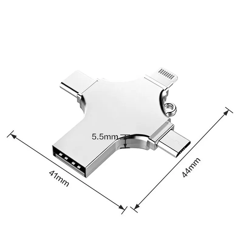 Dropship OTG USB Flash Drive For iPhone X 8 7 Plus 6 6s 5 SE ipad 2
