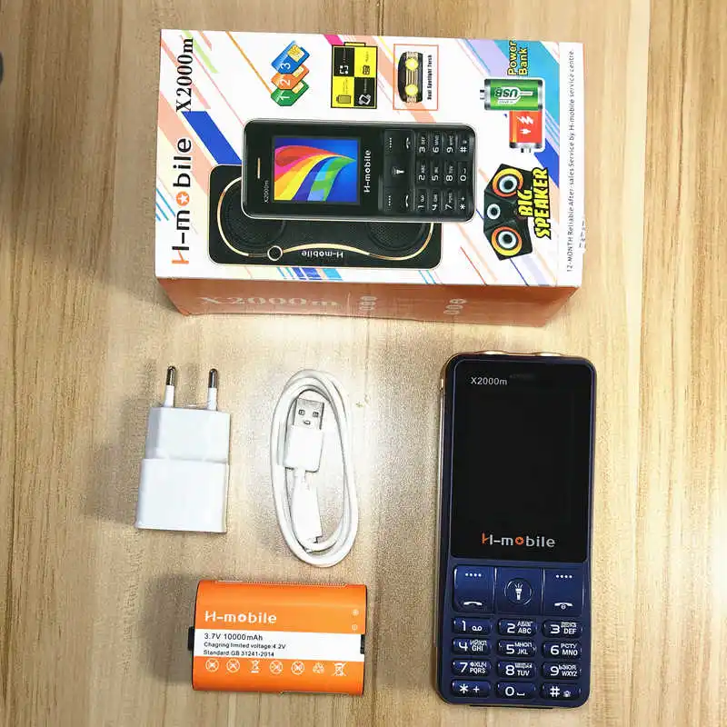 3600 мАч power bank мобильный телефон 3 SIM mp3 двойной фонарик прочный GSM сотовые телефоны