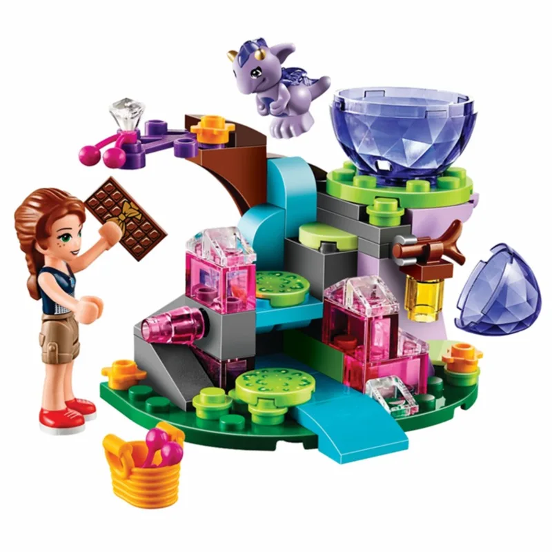 83pcs set Elves Series Emily And Elve DIY Puzzle Building Blocks Toy Kit Compatible lepin Toys