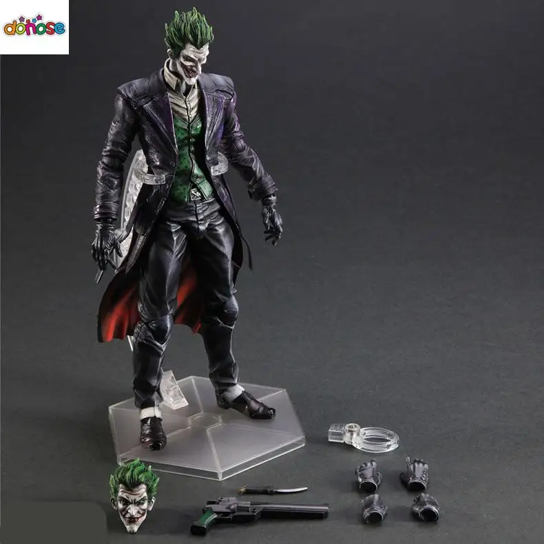 Cartoon Batman: Arkham Origins Play Arts Kai The Joker Joint Movable PVC Action Figure Collection Model Kids Toy Doll 26cm