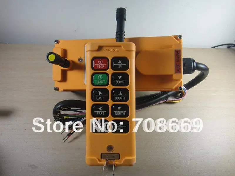HS 10 10 Channels Control Hoist Crane Radio Remote Control System ...