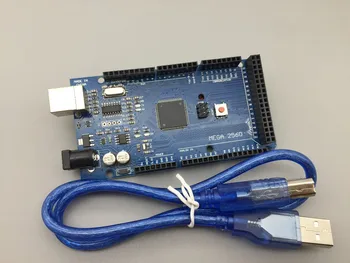 

10PCS Free shiping !!! Mega 2560 R3 Mega2560 REV3 ATmega2560 Board + USB Cable compatible for arduino good quality low price