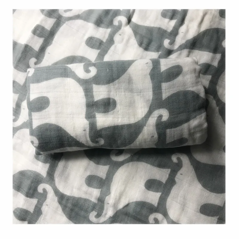 Beli C Kamera Muslin Swaddle Selimut 100% Kapas Bayi Swaddles Lembut Bayi Selimut Mandi Kasa Bayi Wrap Tidur Nyenyak Stroller Cover