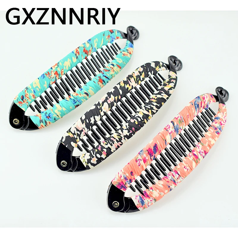 

Fish Shape Long Barrettes Hair Clips for Women Chiffon Cloth Hair Accessories Korean Fashion Hairclip Plastic Claws Clip Gifts