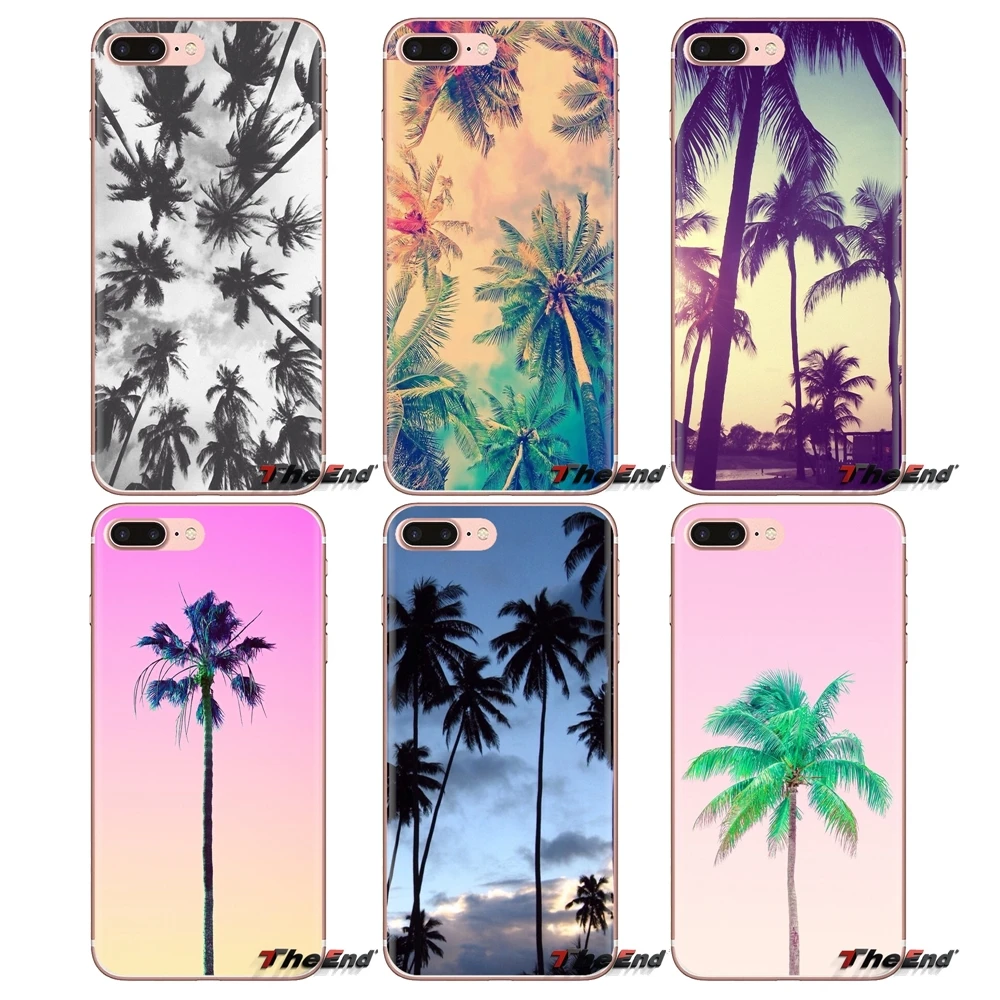 False Color Coconut Aloha Palm Trees For Samsung Galaxy J1 J2 J3 J4 J5 J6 J7 J8 Plus 2018 Prime 2015 2016 2017 Soft Shell Covers |