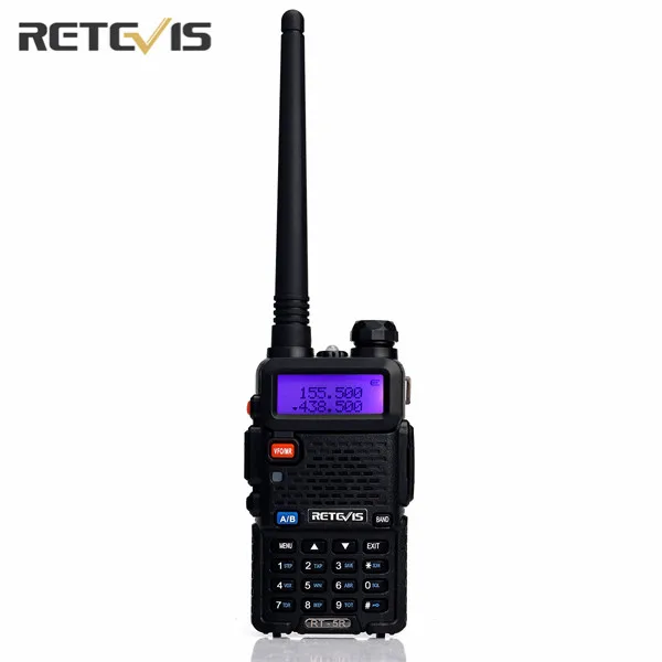 Горячая Retevis RT-5R портативная рация 5 Вт Двухдиапазонная VHF/UHF Ham двухсторонняя рация CTCSS/DCS портативная Любительская радиоприемопередатчик RU