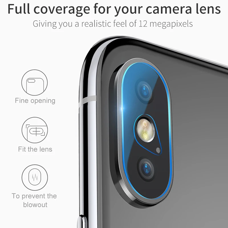 

For Apple iPhone X 8 7 6 6S Plus Accessory Back Camera Lens Screen Protector HD Tempered Glass Film For iPhone XS MAX XR X 8 7
