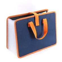 Модная ручная ткань с 13 слоями папка для файлов А4 аккордеон посылка portadocumentos Сумка для документов бизнес-информация посылка