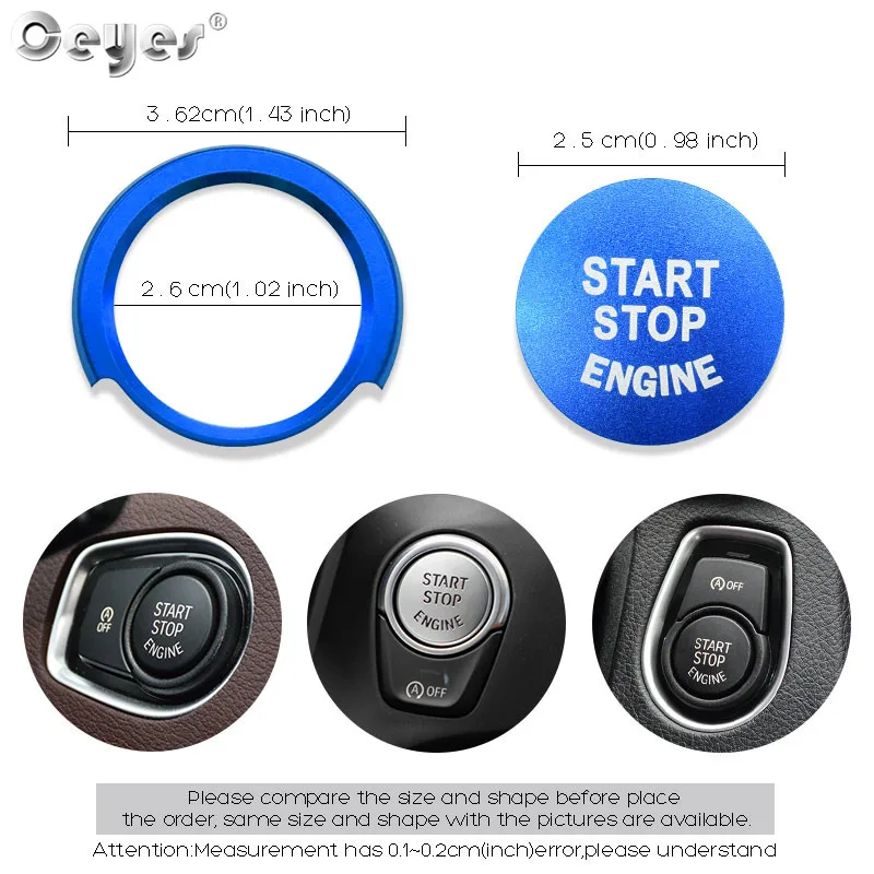 Start Engine Button Ring for BMW (4)