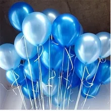10 шт./лот белый синий жемчуг латексный шар воздушные шары детский день рождения воздушные шары для свадьбы вечеринки украшения воздушный шар детские игрушки