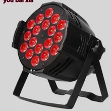 Светодиодный DJ Par 6в1 RGBWA UV 18X18 W светодиодный Par lata de Grado непроницаемый IP20 Aluminio Negro vivienda 90 V-240 V
