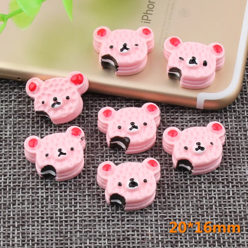 

8Pcs/Lot Simulated Bear Polymer Slime Charms Lizun Modeling Clay DIY Kit Accesorios Box Toy For Children Slime Supplies Filler