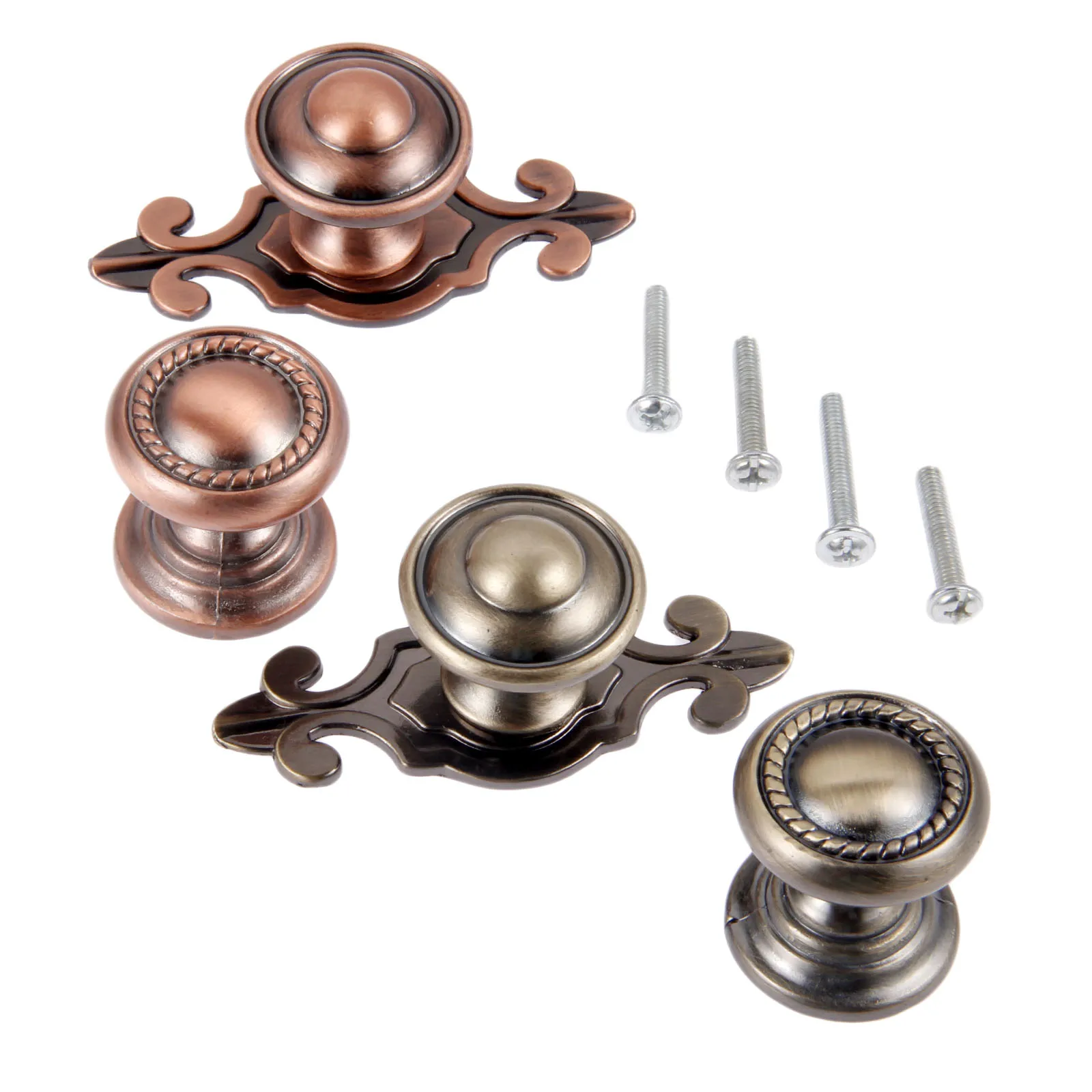 DRELD Vintage Furniture Handles Knobs and Handles Alloy Door