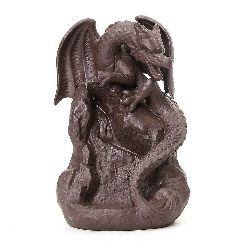 

Dragon Backflow Incense Burner Ceramics Ornament Incense Holder For Home Decor