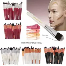 Pinceau de maquillage cepillo brosses 2017 20Pc pinceaux de maquillage ensemble poudre fond de teint fard à paupières Eyeliner lèvre Cosmet Eyeliner pinceau 17nov22