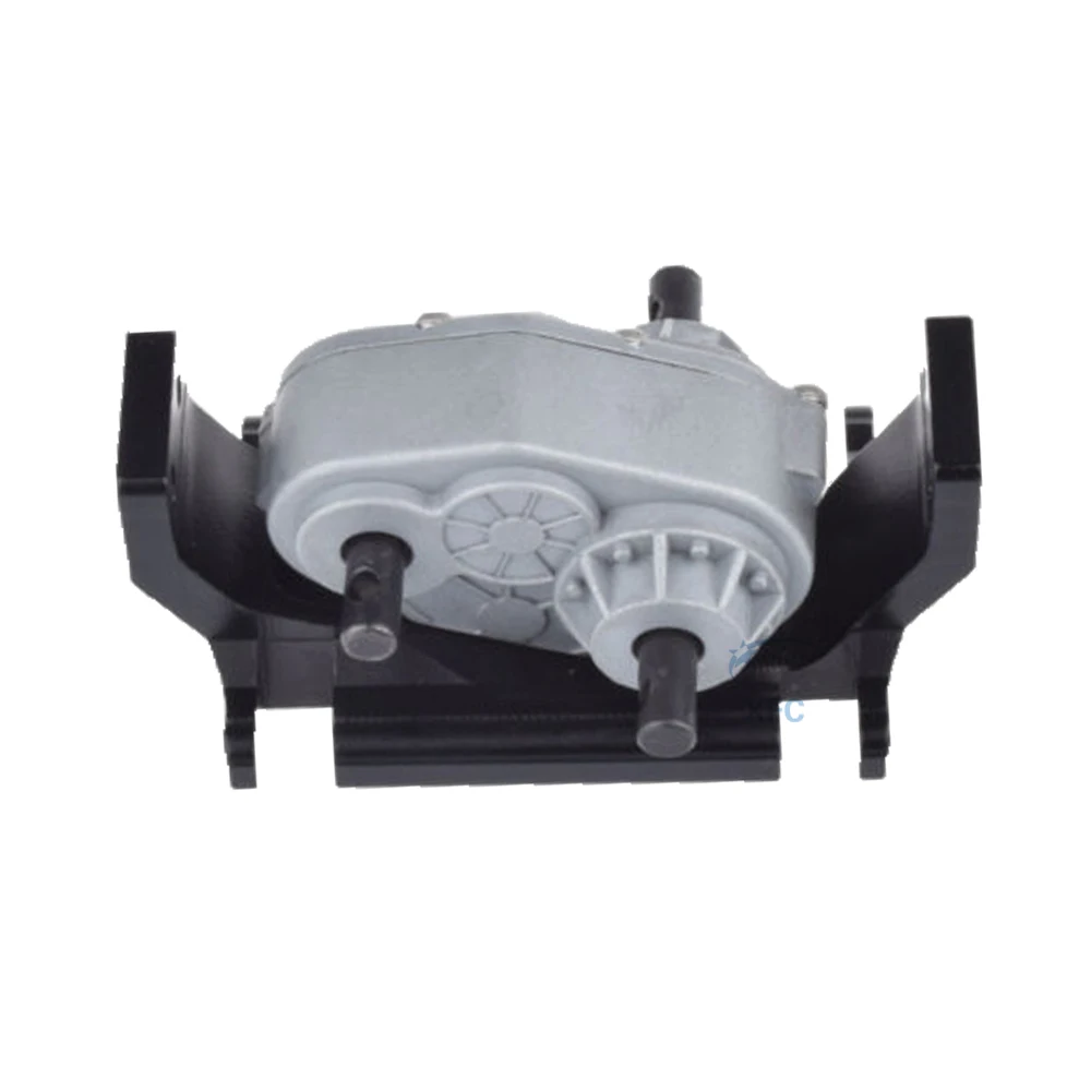 

CNC Aluminum 73mm Transfer Case with Mount Holder For 1/10 RC Crawler Car Axial SCX10 RC4WD Land Rover D90