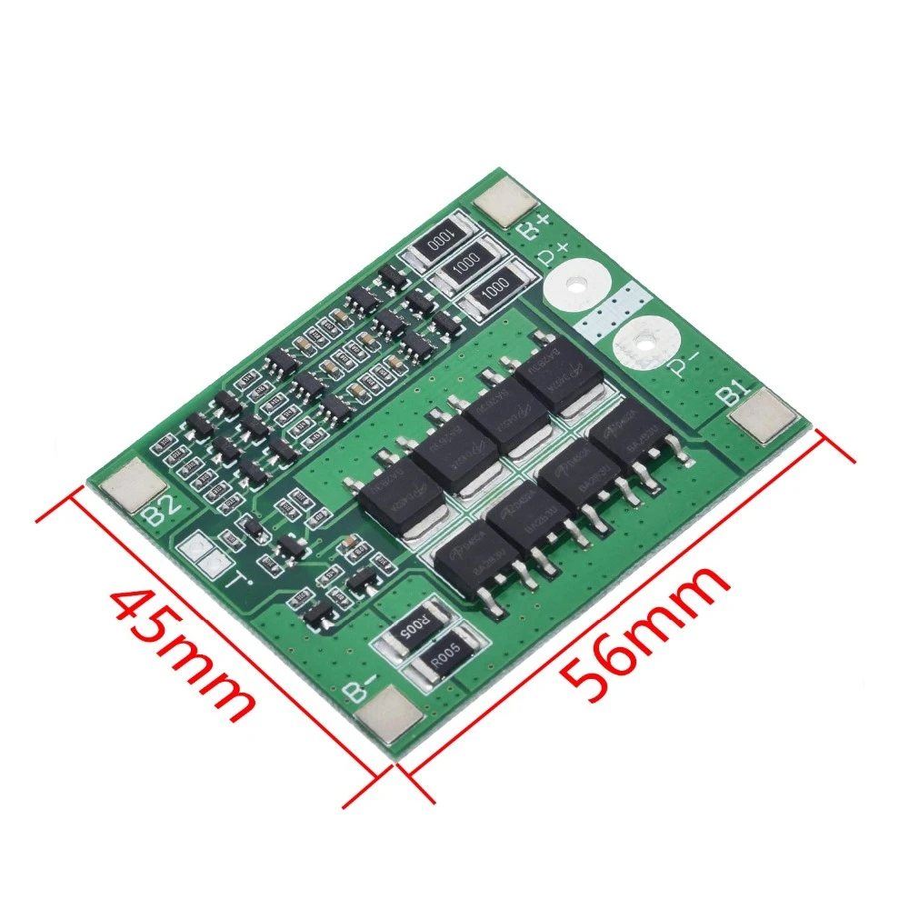 1 шт. Great IT 3S 25A lipo литий-полимерный BMS/PCM/PCB плата защиты батареи для 3 пакетов 18650 литий-ионный аккумулятор