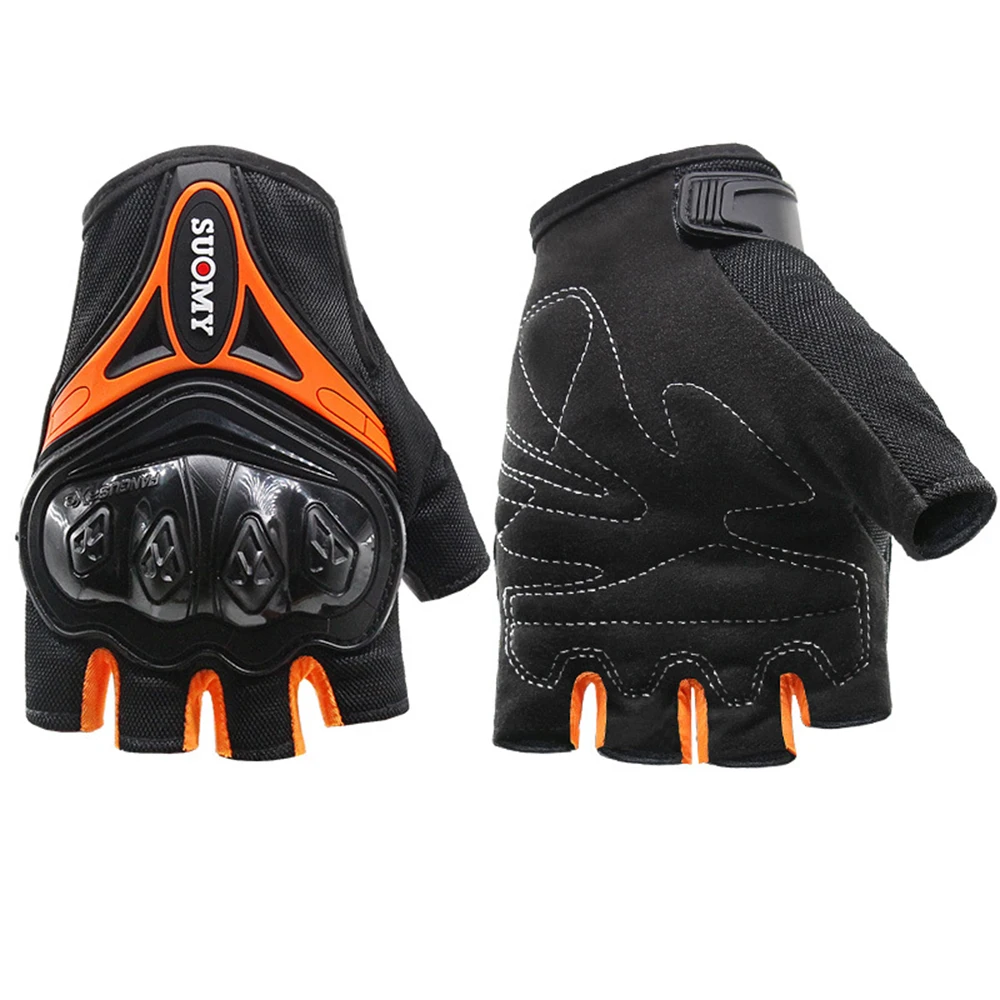 SUOMY мотоциклетные перчатки, мужские гоночные перчатки Gant Moto rbike, перчатки для мотокросса, для езды на мотоцикле, дышащие, летние, полный палец, Guantes - Цвет: SU-10H Orange
