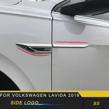 

For Volkswagen Lavida 2018 Car Styling Door Gate Side Logo Emblem Badge Trim Sticker Exterior Accessories