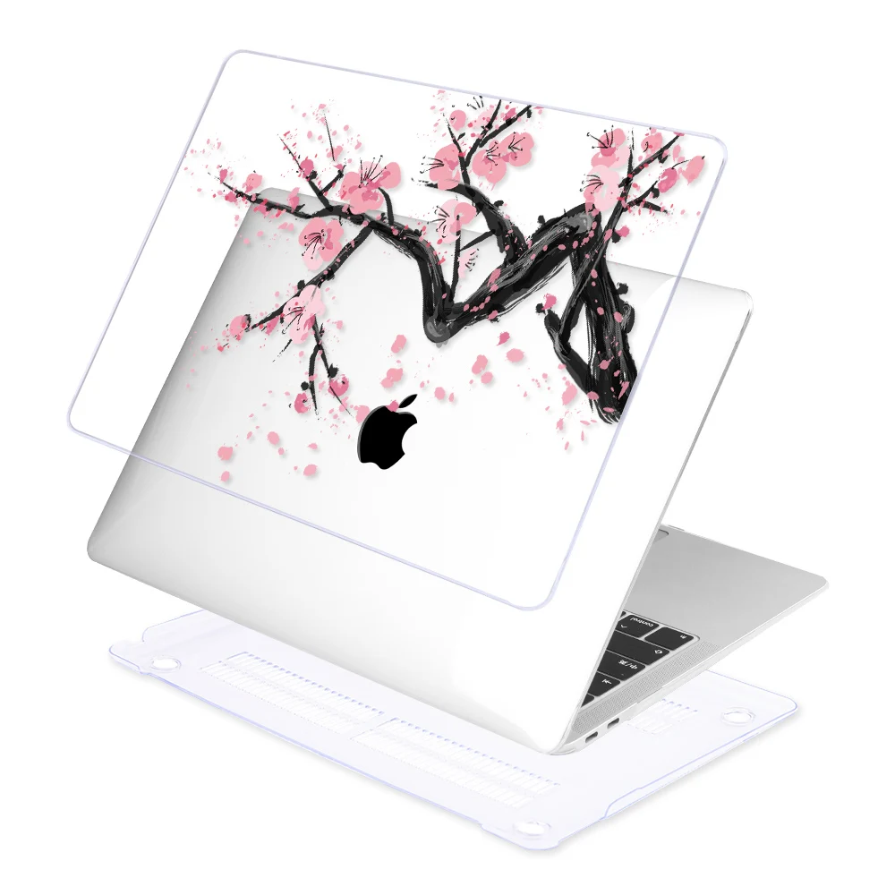 Capa florida para macbook air, proteção para
