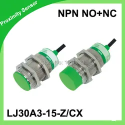 Новый LJ30A3-15-Z/CX NPN DC-4 близости переключатель Индуктивный диаметр 30 мм