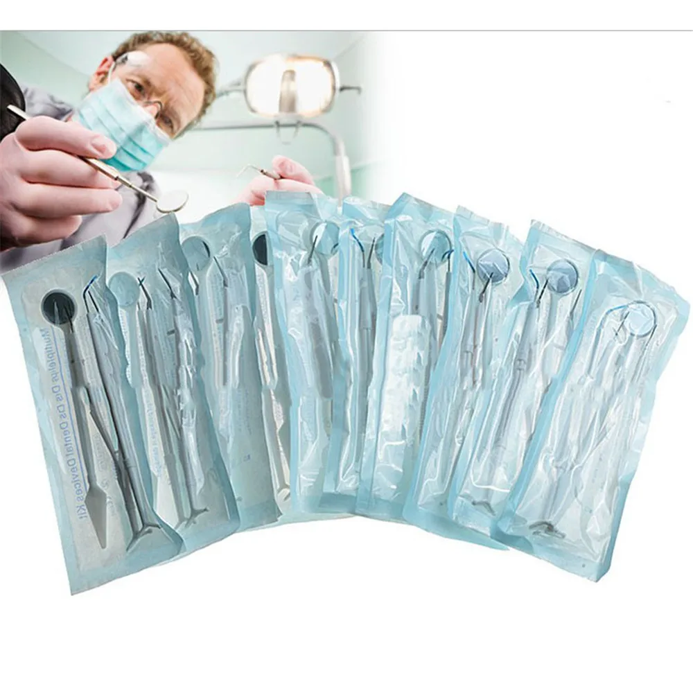 

3 Pcs/Set Mouth Mirror Forceps Probe Dental Orthodontic Braces Tools Equipment Oral Hygiene Dental Instruments Kit