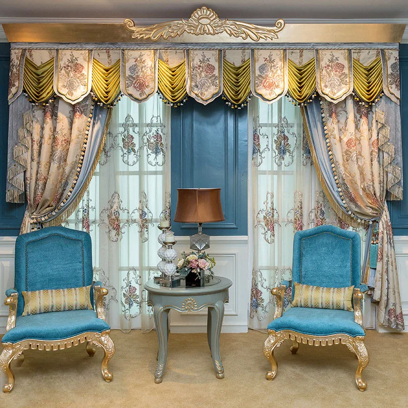 Cultural King's Liviong Room Hook Style with valance занавески римские комнаты для роскошной учебы