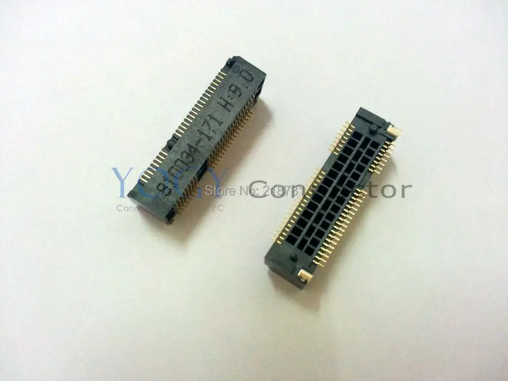 10x Оригинальный Новый 52 контактный разъем H: 9 0 (52PIN H) Mini PCI E PCIE для ноутбука