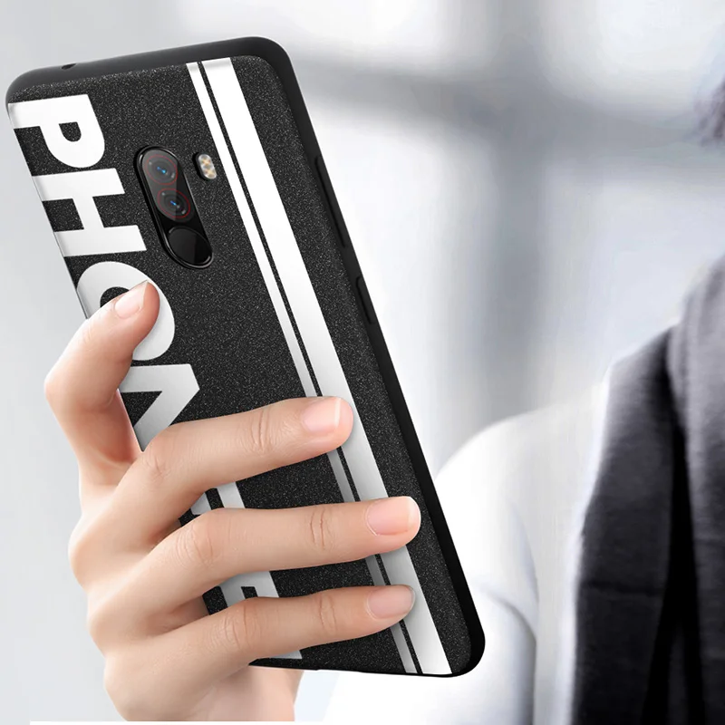 

Xiaomi Pocophone F1 Case Business All-inclusive Protective Cover Pocofone F1 Matte Scrub Fabric Fashion Shell for Poco F1 Case
