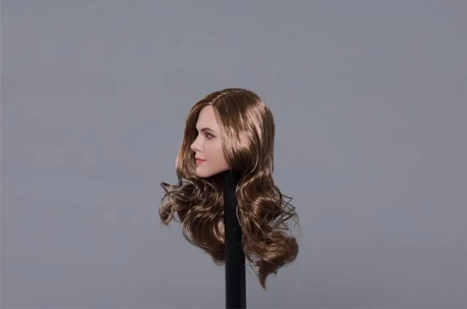 1/6 Emma Watson Hollywood actress implanted hair headplay in stock C 