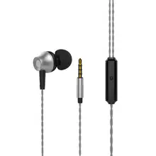 HL Универсальный 3.5 мм-вкладыши стерео наушники с микрофоном для сотового телефона oct12