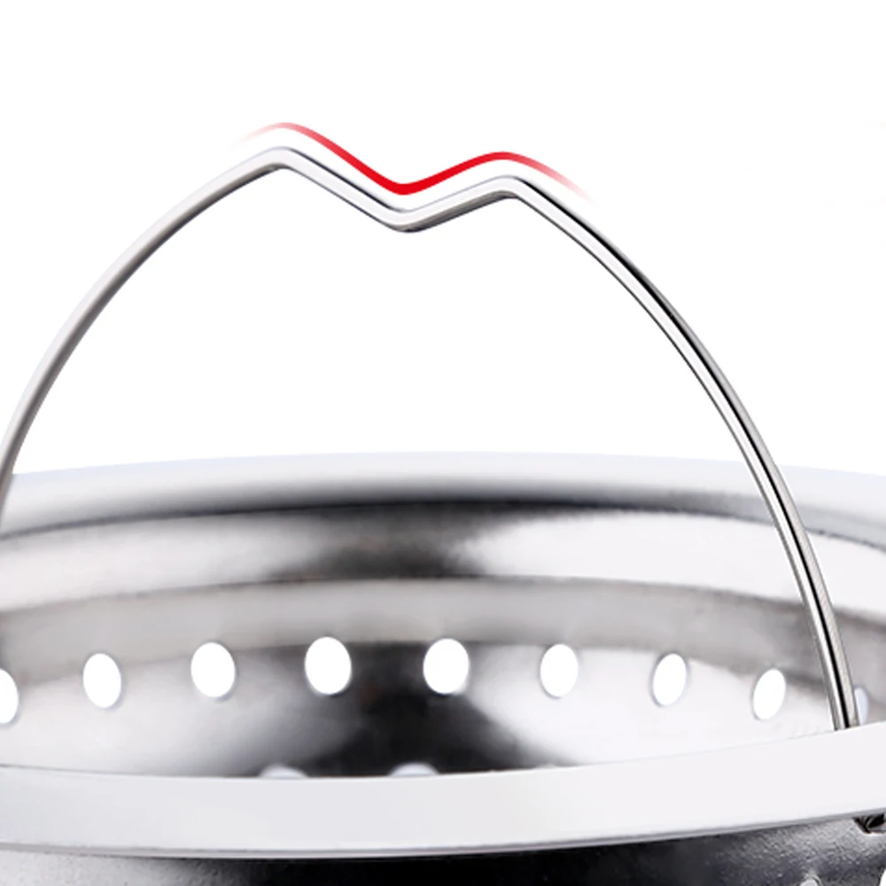 Stainless steel kitchen sink strainer waste plug drain stopper filter basket