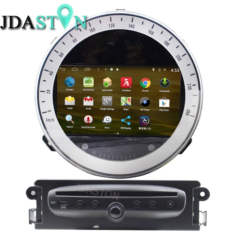 JDASTON Android автомобильный CD DVD плеер для BMW Mini Cooper 2010 2014 GPS навигатор мультимедийная