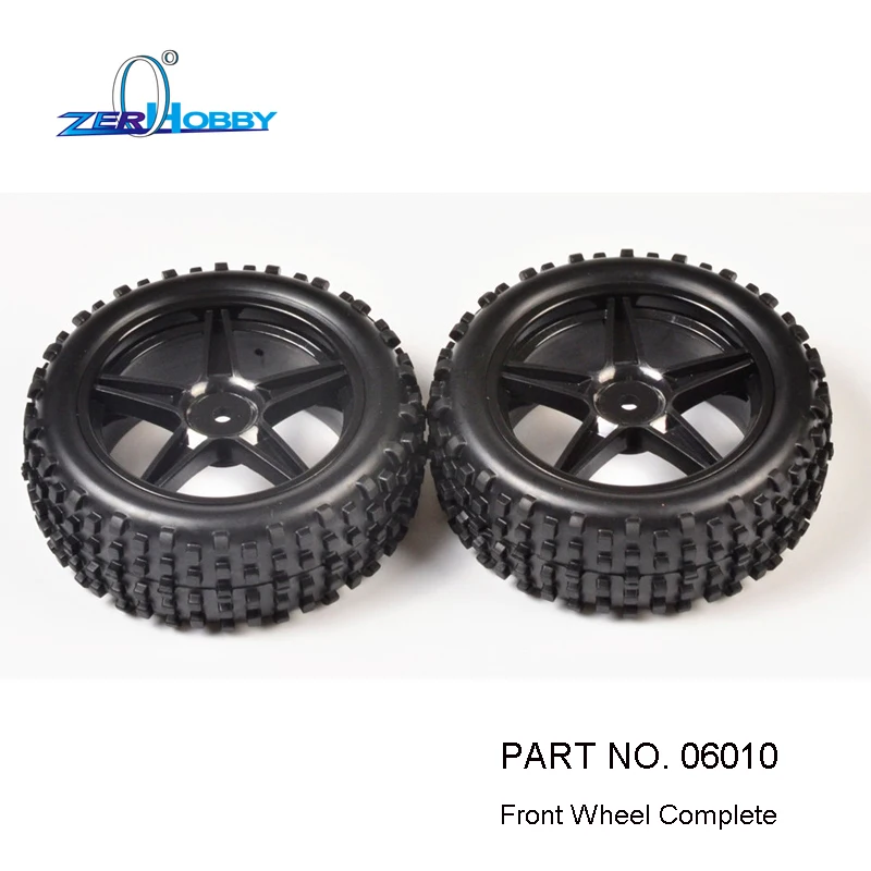

RC CAR SPARE PARTS WHEEL COMPETE SET FOR HSP 1/10 NITRO RC CAR BUGGY 94105, 94106 (part no. 06010, 06026)