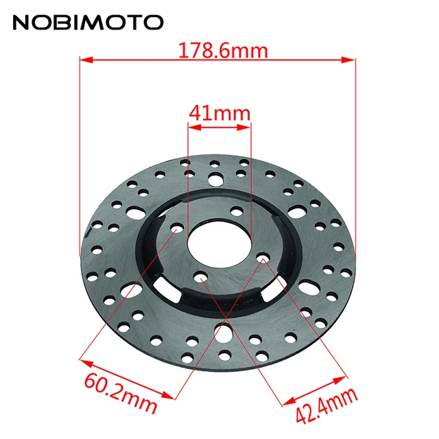 180mm ATV Hinten Bremsscheibe Rotor 4 Loch Motorrad Hinten Bremsscheibe  Rotor Für ATV Quad Motorrad Zubehör Ersatz teile DS-149