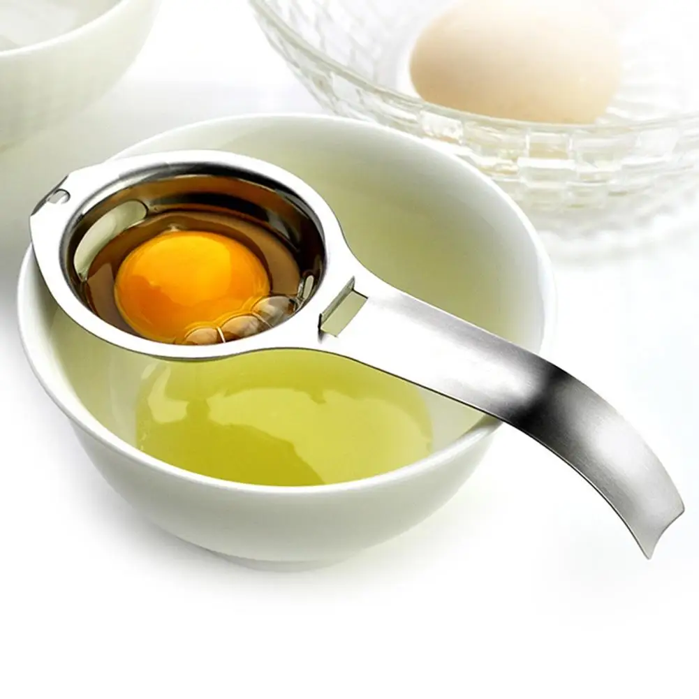 Kitchen Accessories Handheld Egg Divider Stainless Steel Yolk Separator Sieve Cooking Tools New |