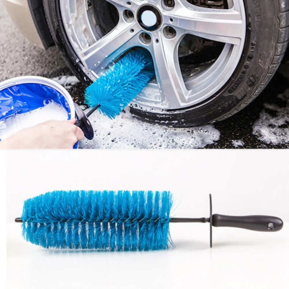 1 Pc Car Wheel Brush Vehicle Cleaning Rims Tire Washing Auto Scrub Wash