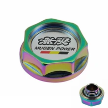 Racing NEO Chrome Mugen Aluminium Oil cap Fuel Tank Cap Cover for honda