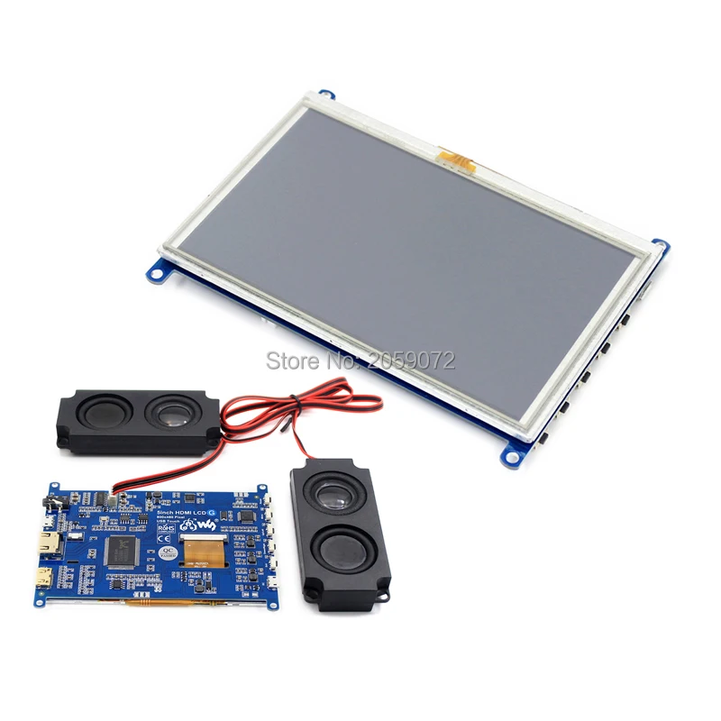 

Raspberry Pi 5inch LCD 5 inch USB Resistive Touch screen HDMI VGA display for computer mini PC XBOX PS4