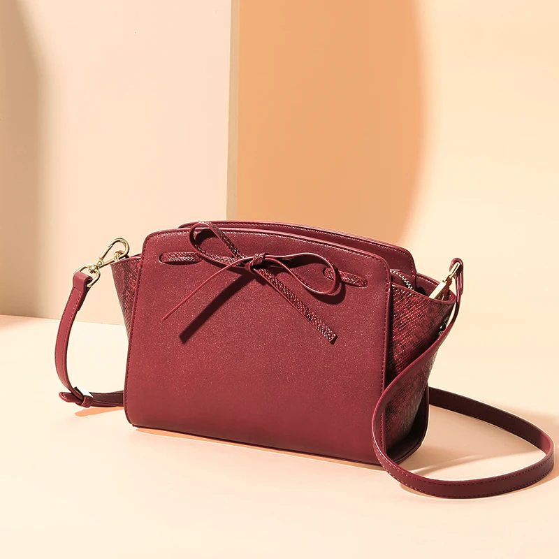 

JONBAG Winter red hook small bag fashion Korean version versatile single-shoulder cross-body girl bag bride