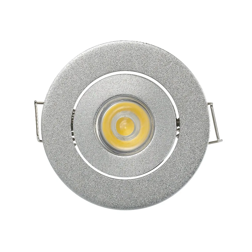 

10Pcs/Lot Silver Color 3W Mini LED Downlight Indoor Led Lighting Fixtures 220V