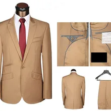 Коричневые, с одной пуговицей, с заостренным отворотом, 2 шт., высокое качество, стиль, Terno Masculino Custume Homme, облегающие модные мужские костюмы