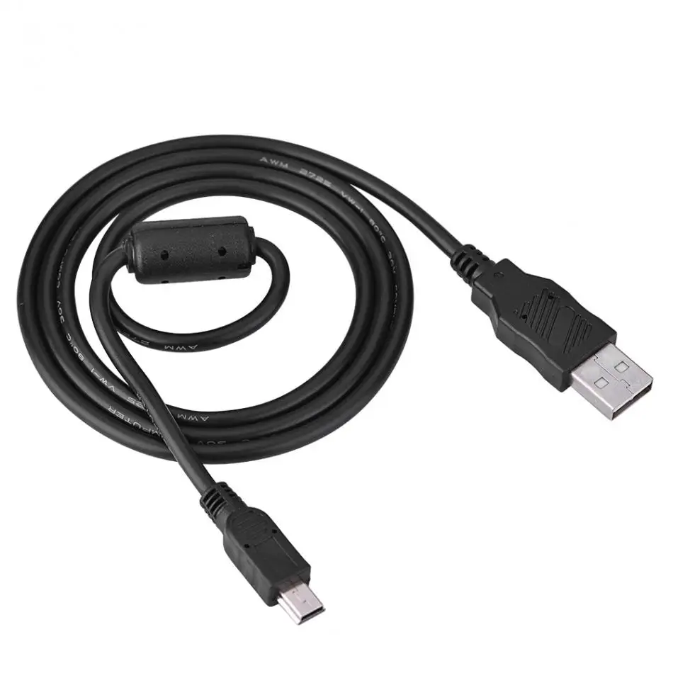VBESTLIFE Standard USB Data Cable USB 2.0 to Mini B 5 Pin for Canon