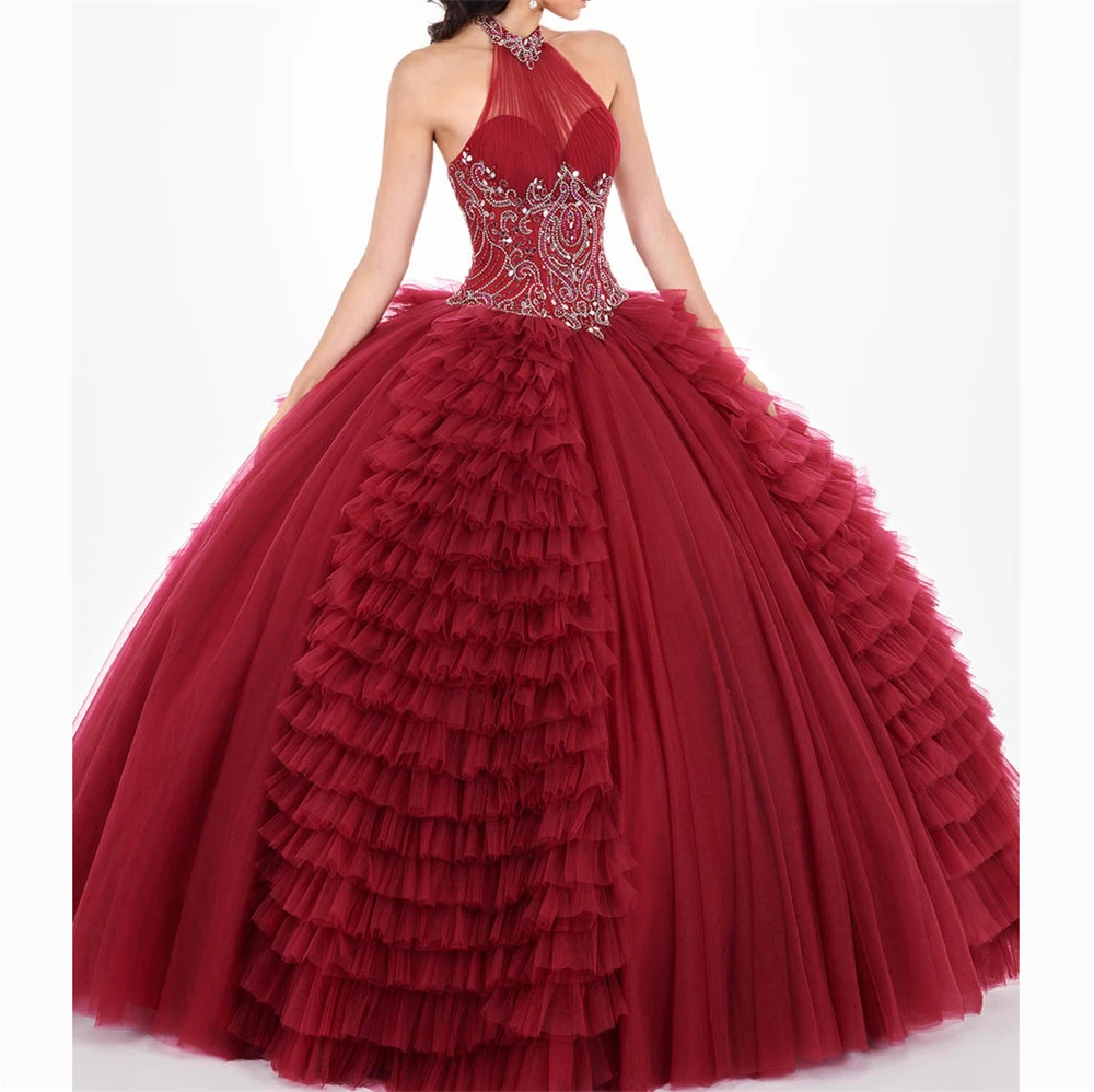 Excellent pars quinceañeras vertidos de 15 anos sweets Halter Appliques With Jacket vestidos de quinceanera dresses