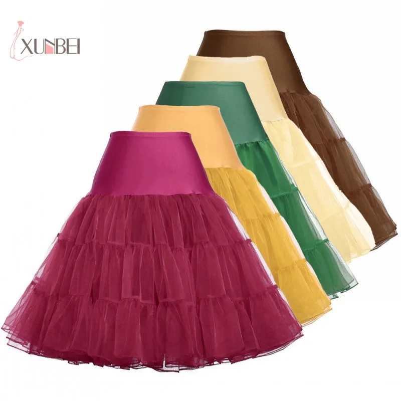 

Vintage Bridal Wedding Petticoat Crinoline Rockabilly Tutu Underskirt Short Tulle Skirt Wedding Accessories Jupon Mariage